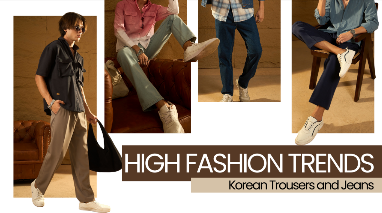 High Fashion Alert Korean Trousers and Jeans That Will Elevate Your L Dennison Fashion India
