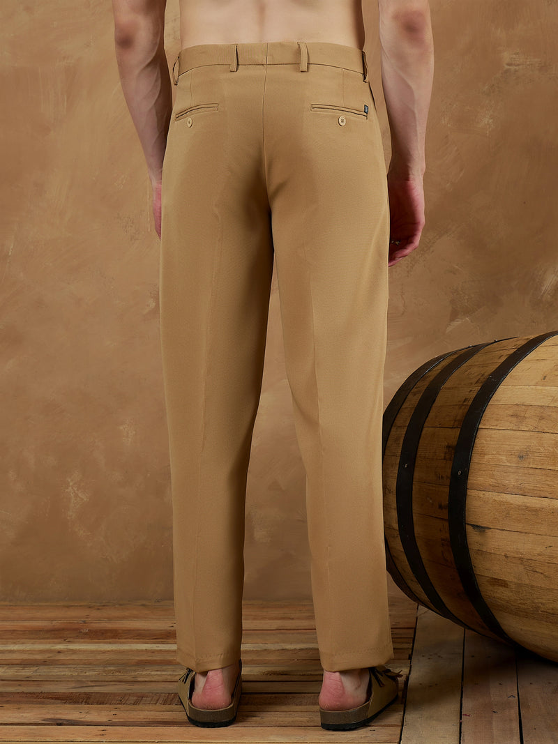 Deep Beige: Korean Baggy Fit Trouser