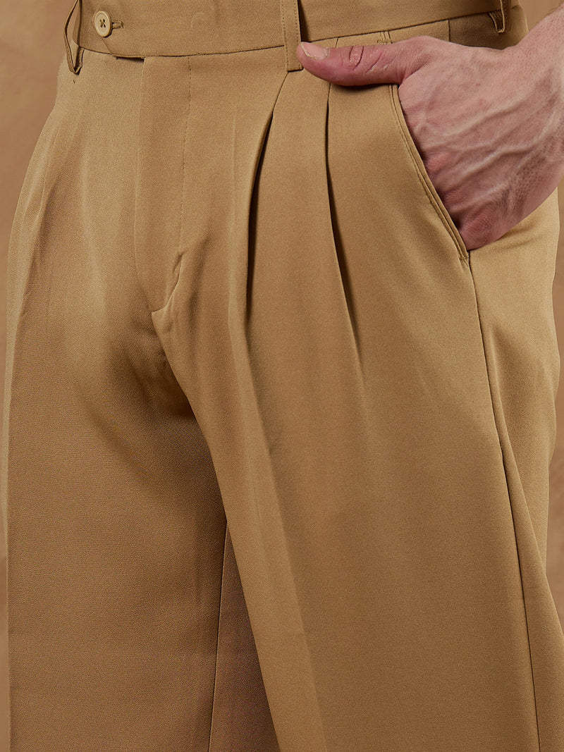 Deep Beige: Korean Baggy Fit Trouser