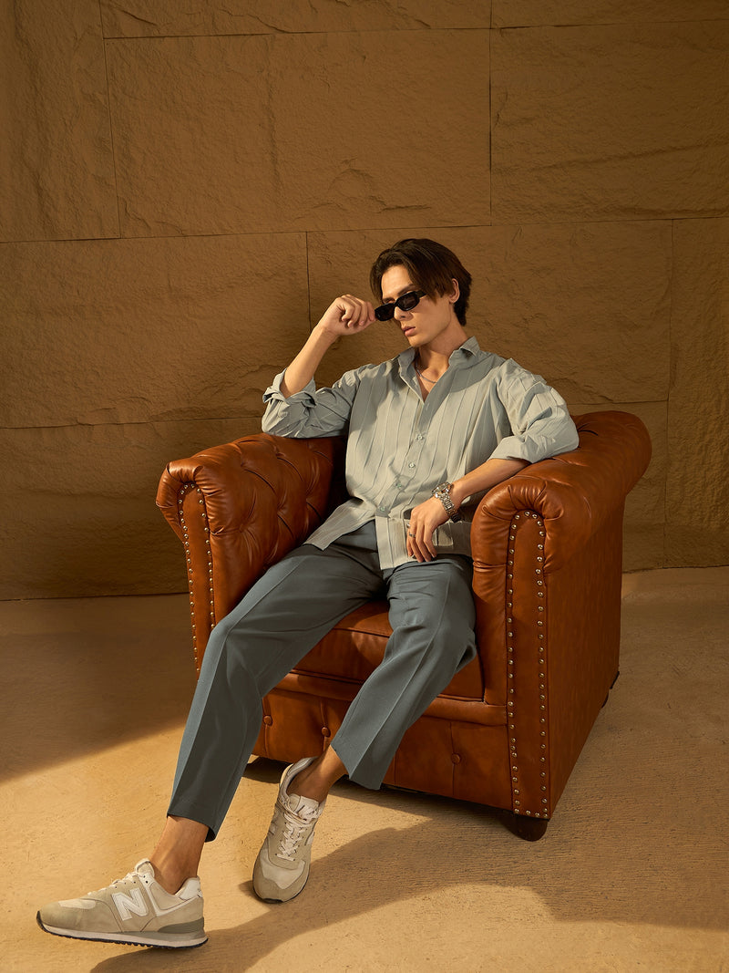 Dark Grey : Korean Baggy Fit Trouser