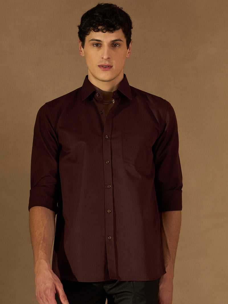 Brown: Formal Shirt