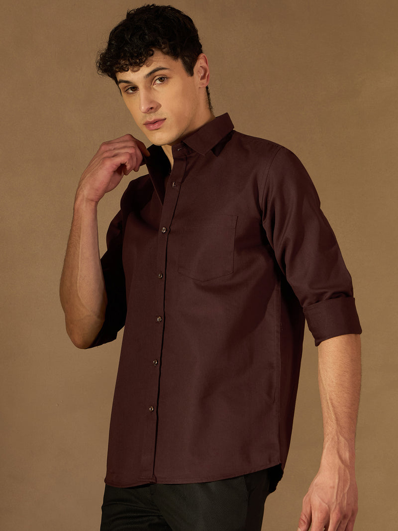 Brown: Formal Shirt