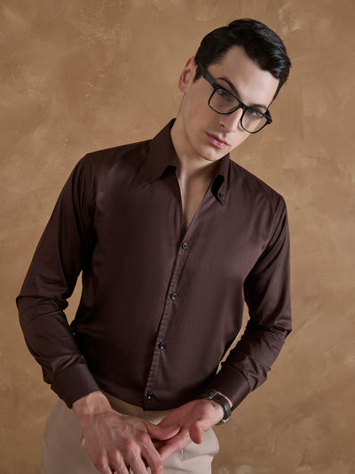 Brown: Cooper Collar Shirt