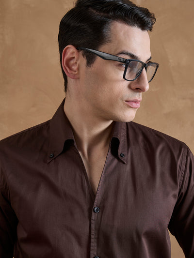 Brown: Cooper Collar Shirt