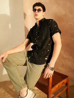 Polka Dots Cotton Shirt
