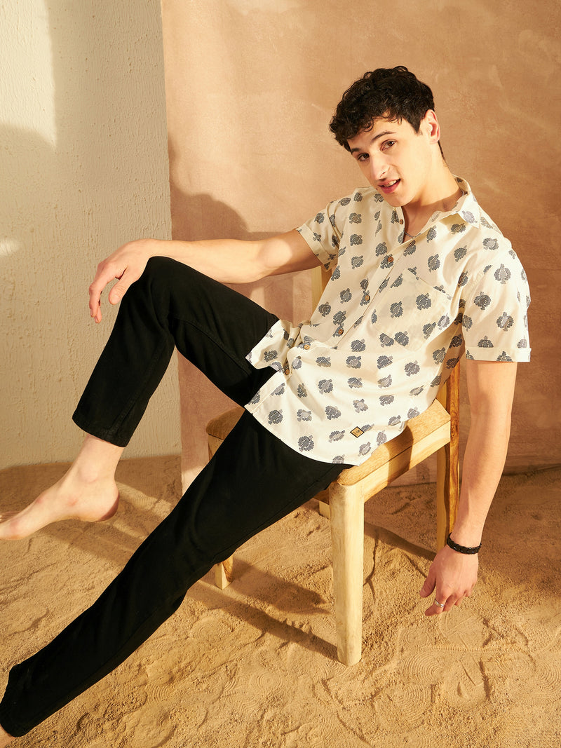 Block Printed Cotton Shirt