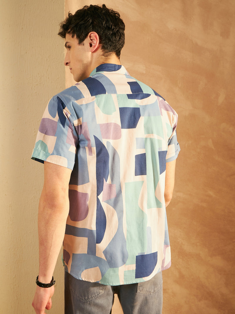 Block Printed Cotton Shirt