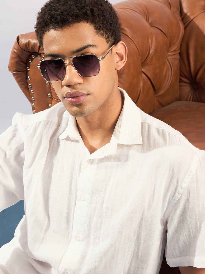 Off White: Muslin Double Gauge Cotton Oversized Coord Set