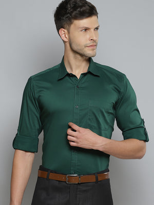 Green: Party Wear Formal Shirt