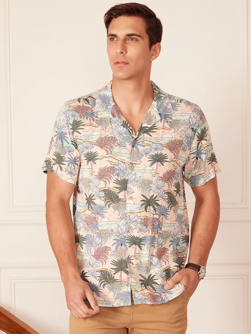 DENNISON Men Block Printed Shirt