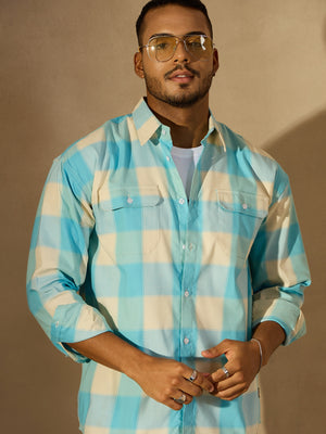Men's Casual Chekered Shirt