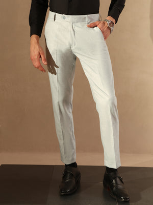 Light Grey Tapered Fit Trouser