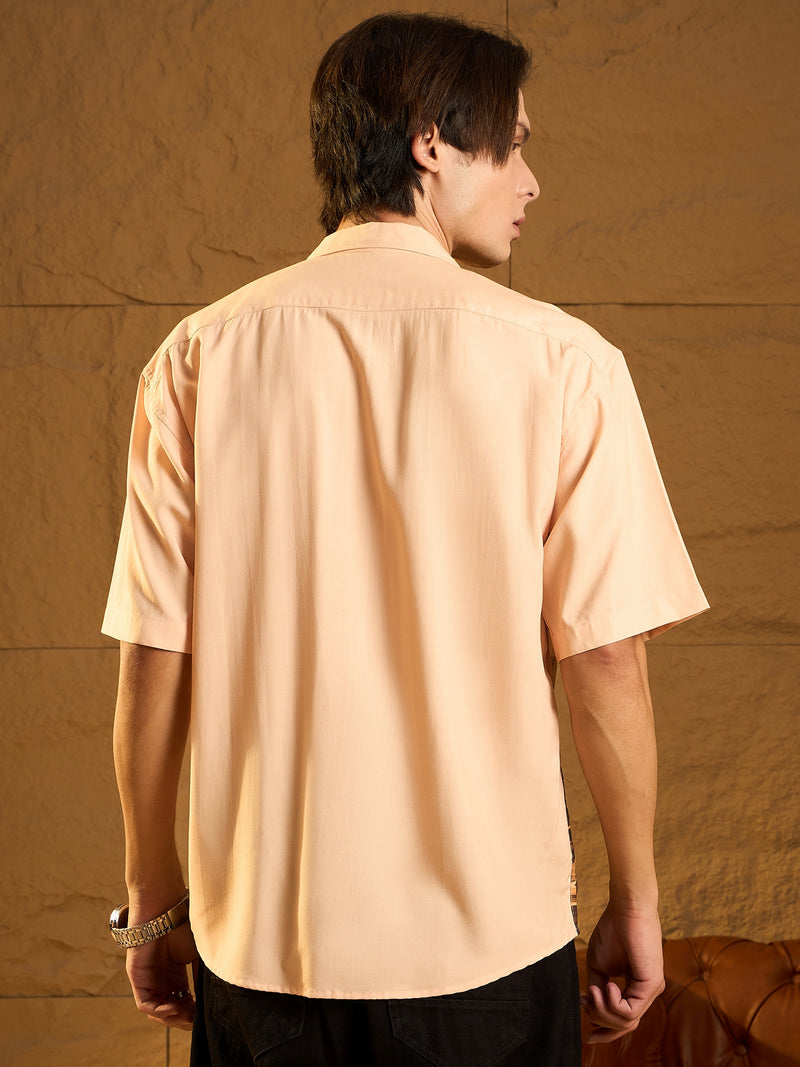 Digital Printed Drop Shoulder Oversized Casual Shirt