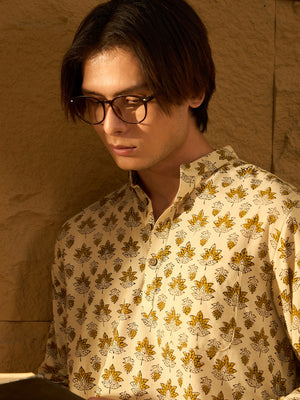 Floral Printed Short Casual Kurta