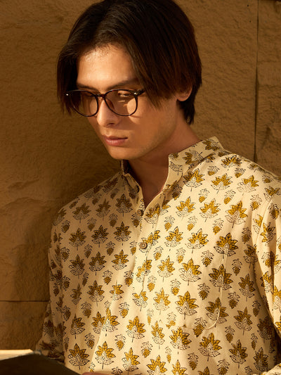 Floral Printed Short Casual Kurta