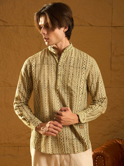 Traditional Printed Short Casual Kurta
