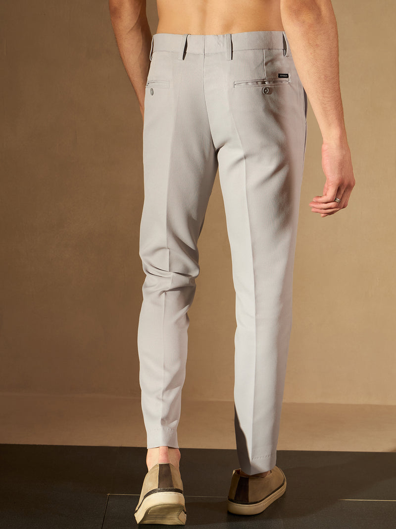 Grey Tapered Fit Trouser