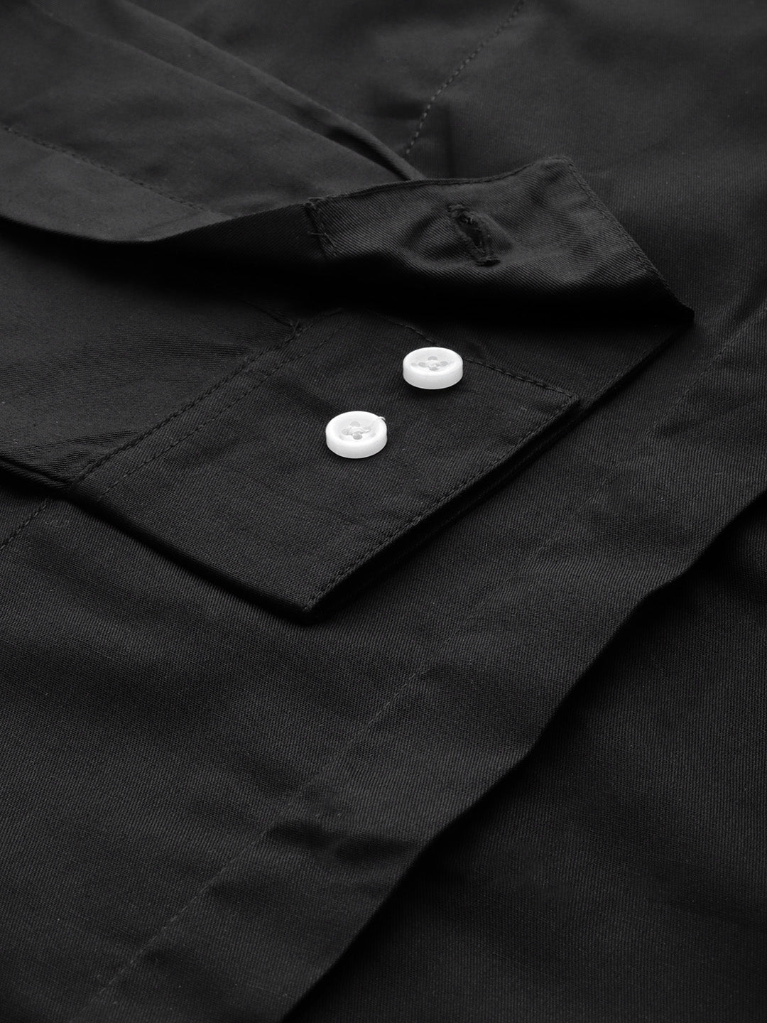 DENNISON Women Black Smart Slim Fit Opaque Colourblocked Casual Shirt