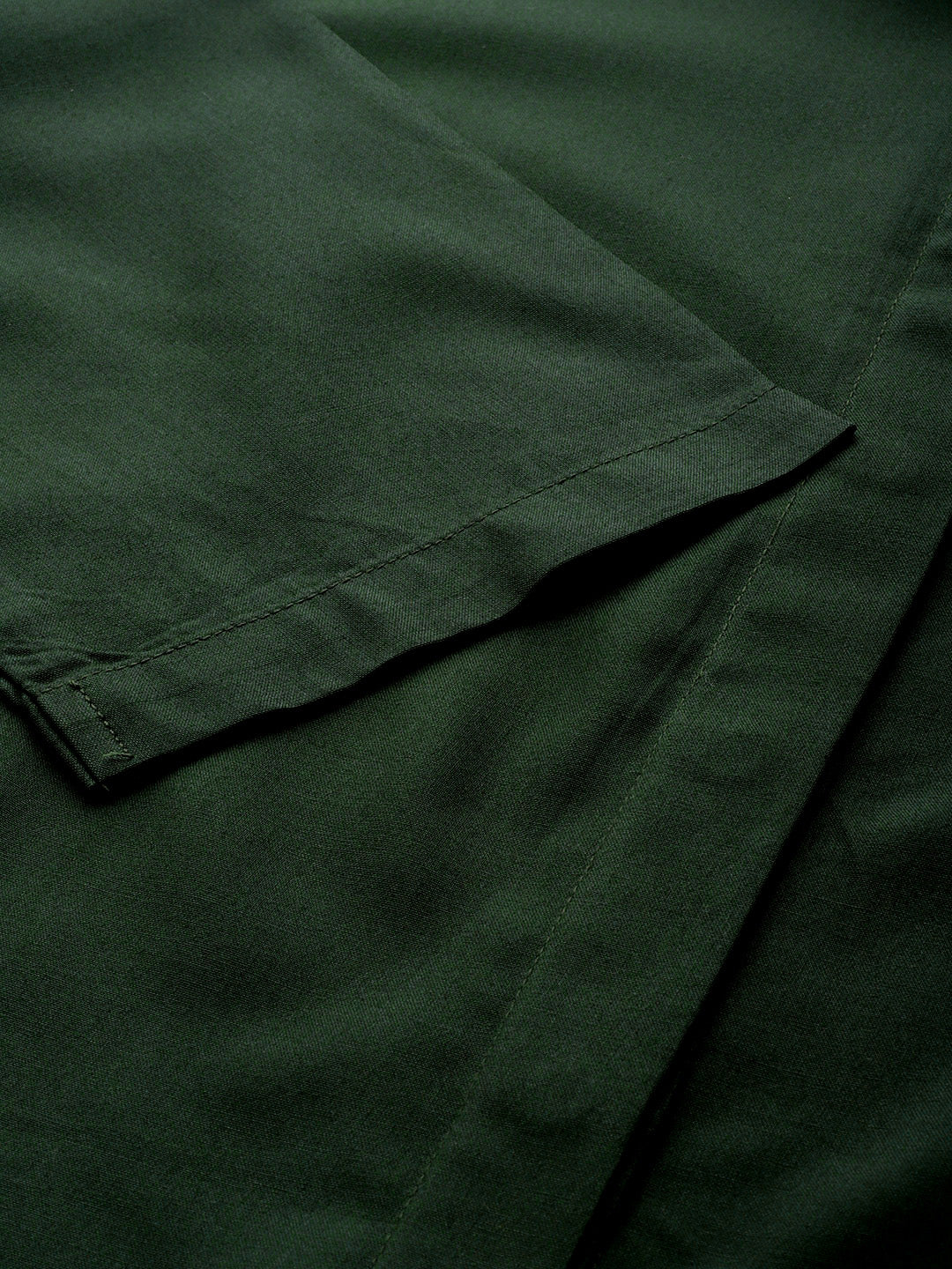 DENNISON Women Olive Green Smart Slim Fit Opaque Casual Shirt