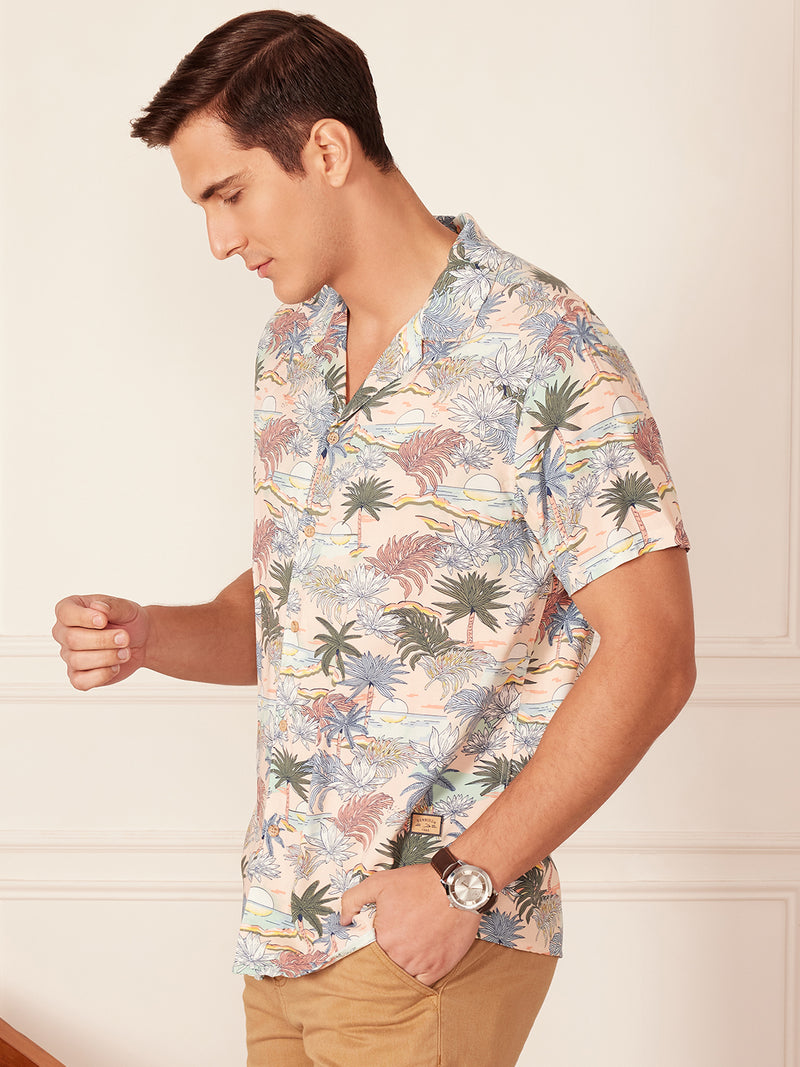 DENNISON Men Block Printed Shirt