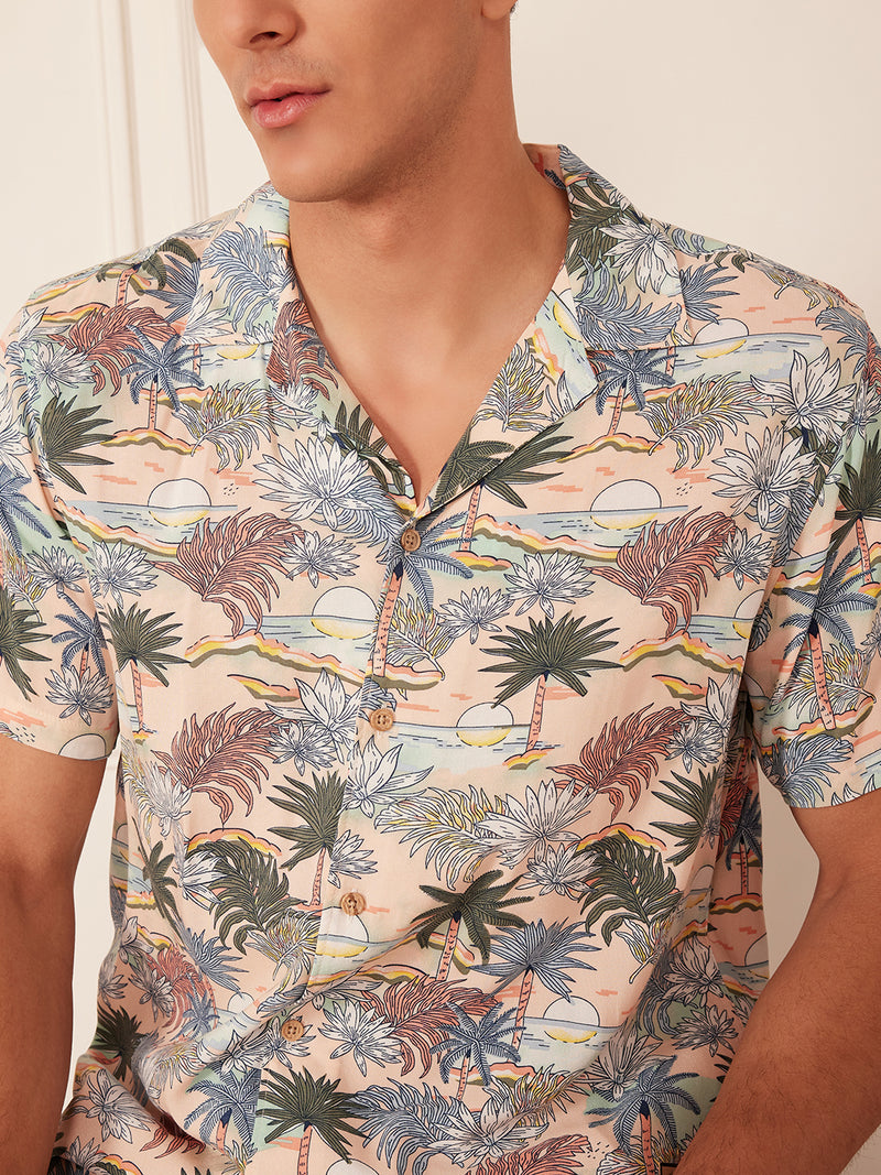 DENNISON Men Block Printed Shirt