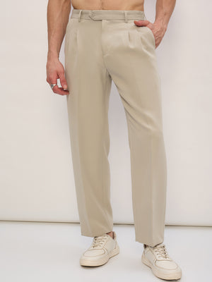 Pista Green: Korean Baggy Fit Trouser