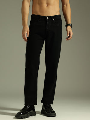 Black: Korean Baggy Jeans