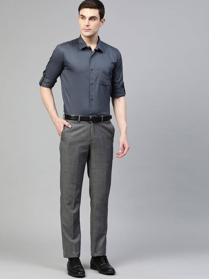 CHARCOAL GREY: Water & Stain Repellent Formal Shirt