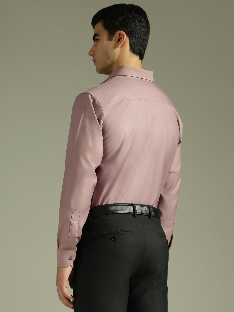 Dusty Pink: Spread Collar Shirt