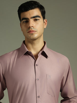 Dusty Pink: Spread Collar Shirt