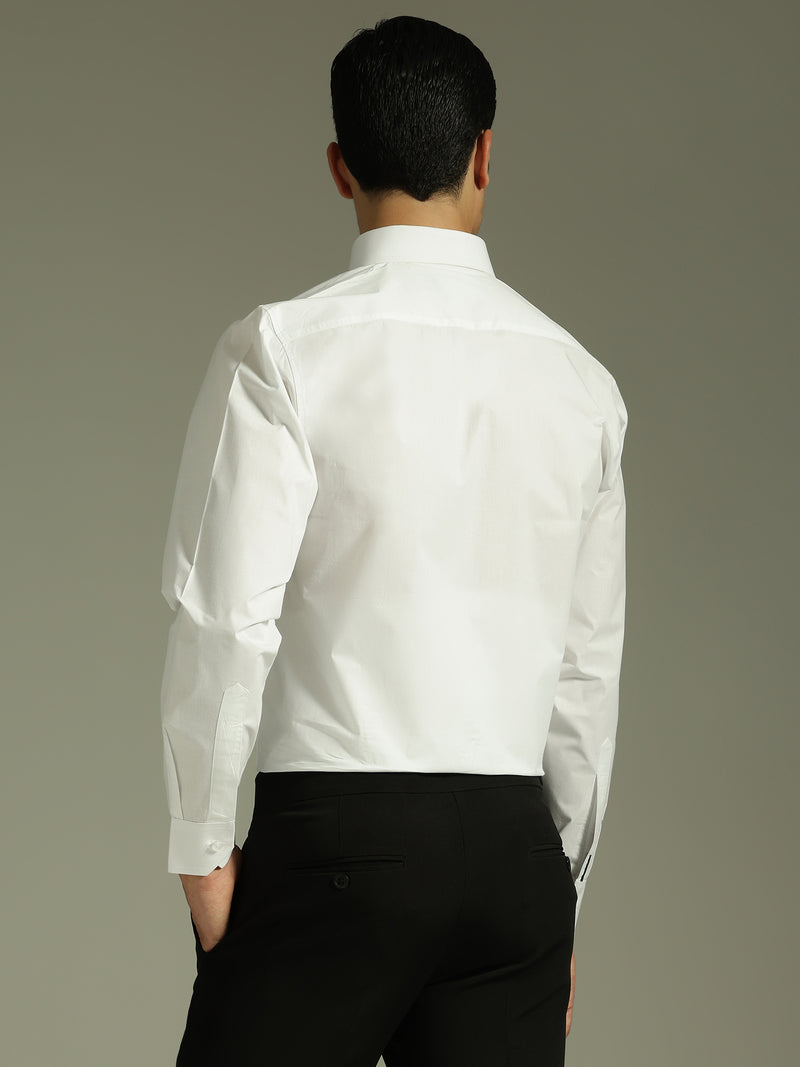 White: Party Wear Formal Shirt