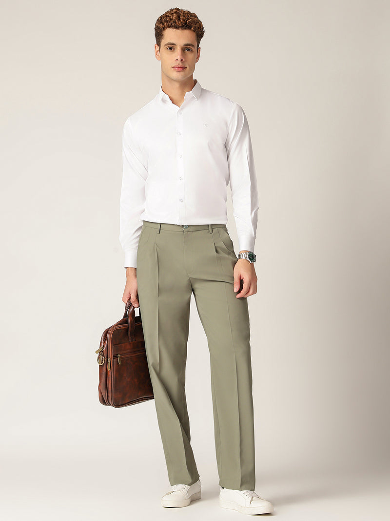 White: Premium Party Wear Formal Satin Shirt