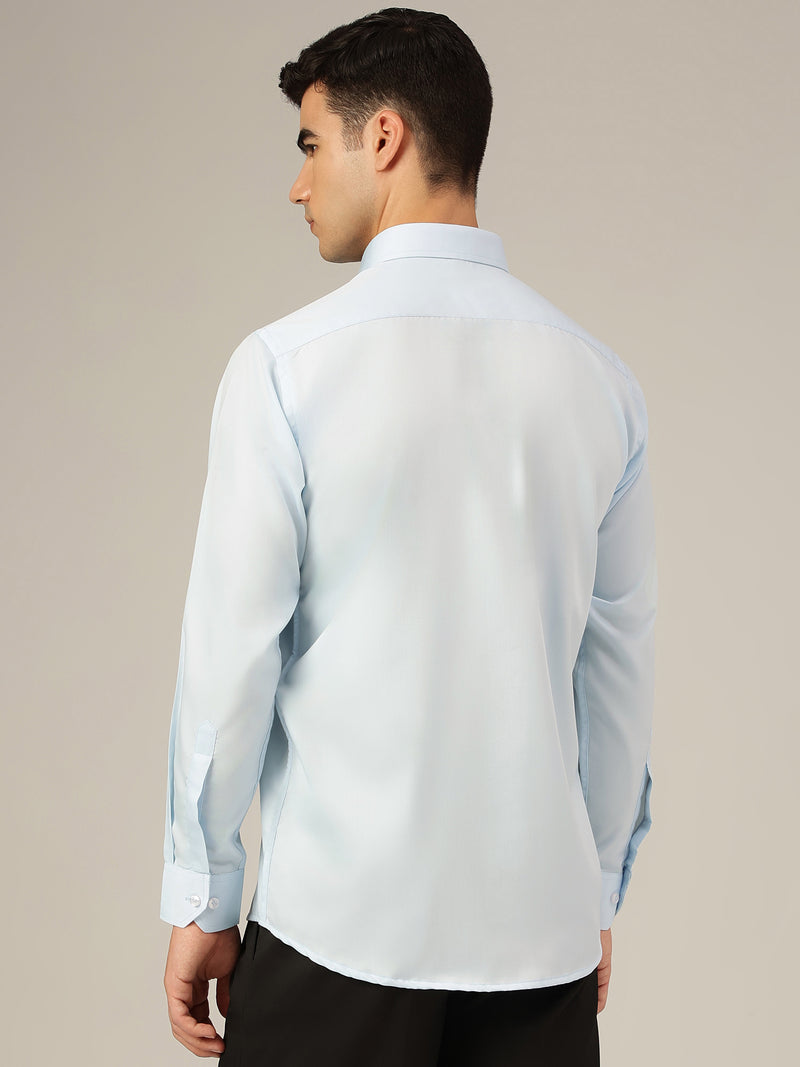 Sky Blue: Party Wear Formal Shirt