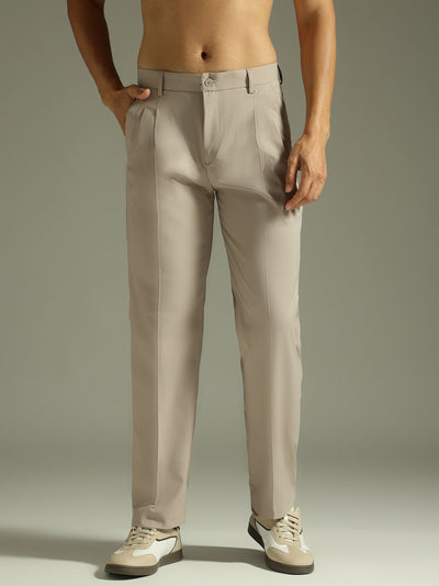 Oyster Grey: Korean Baggy Fit Trouser