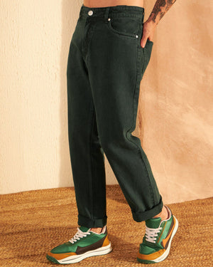 Green: Korean Baggy Jeans