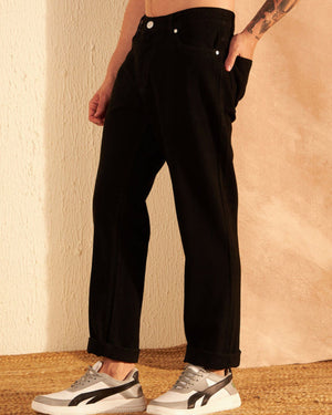 Black: Korean Baggy Jeans