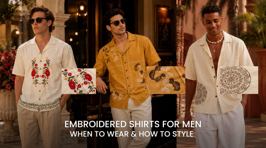 Embroidered Shirts for Men: When to Wear Them and How to Style Them Right