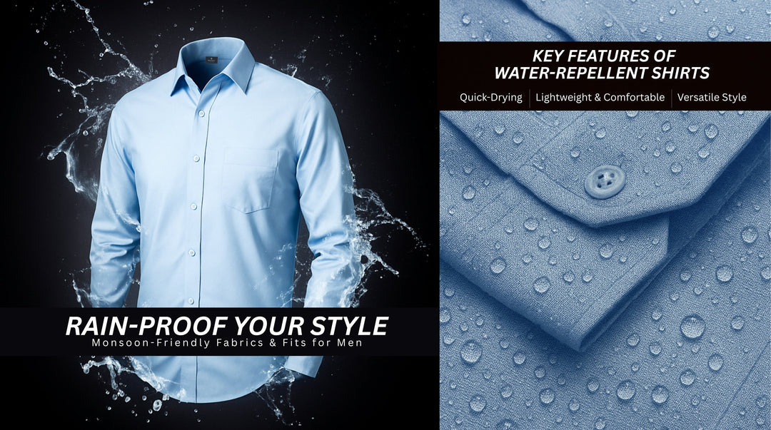 Rain-Proof Your Style: Monsoon-Friendly Fabrics & Fits for Men