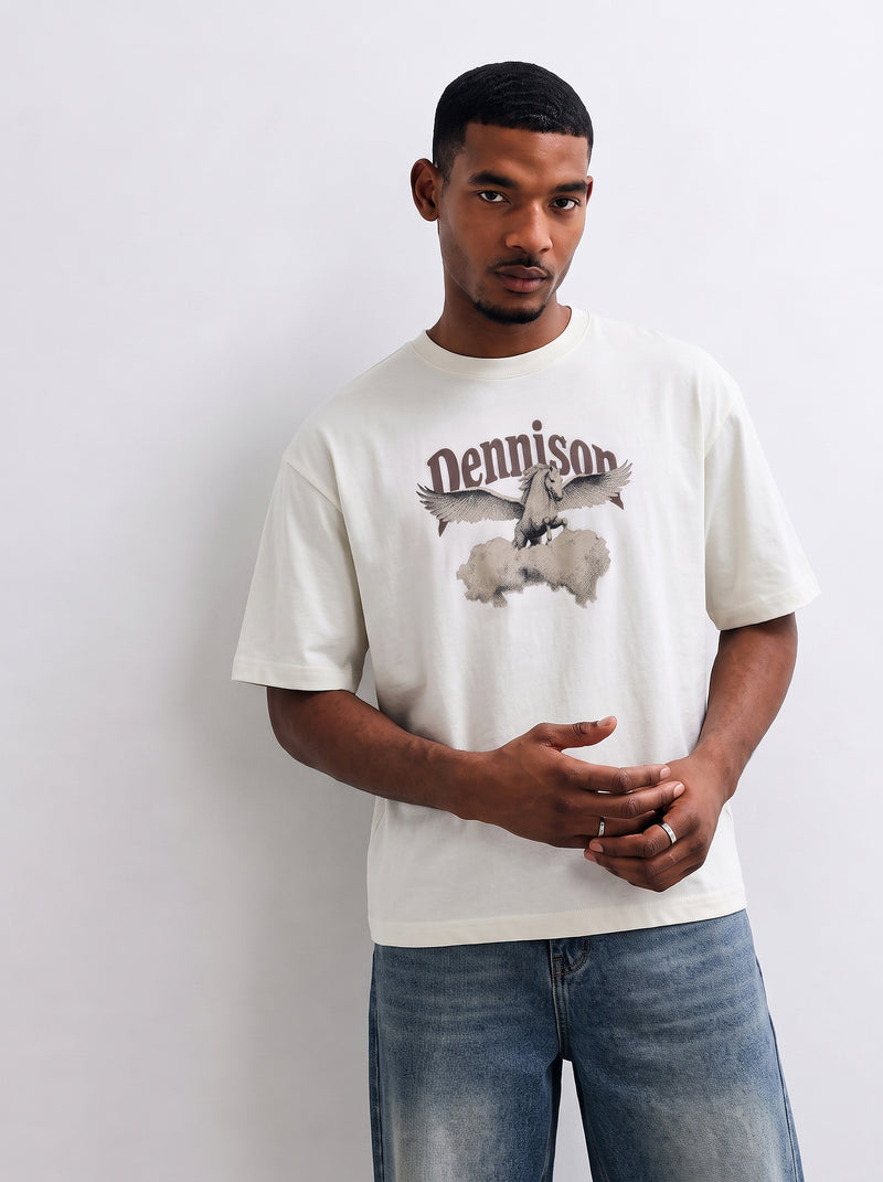 Flying Horse Graphic T-Shirt