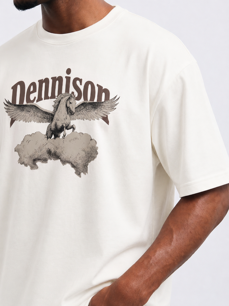 Flying Horse Graphic T-Shirt