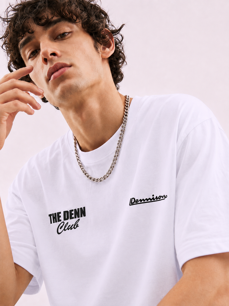 Oversized Graphic Back Print T-Shirt