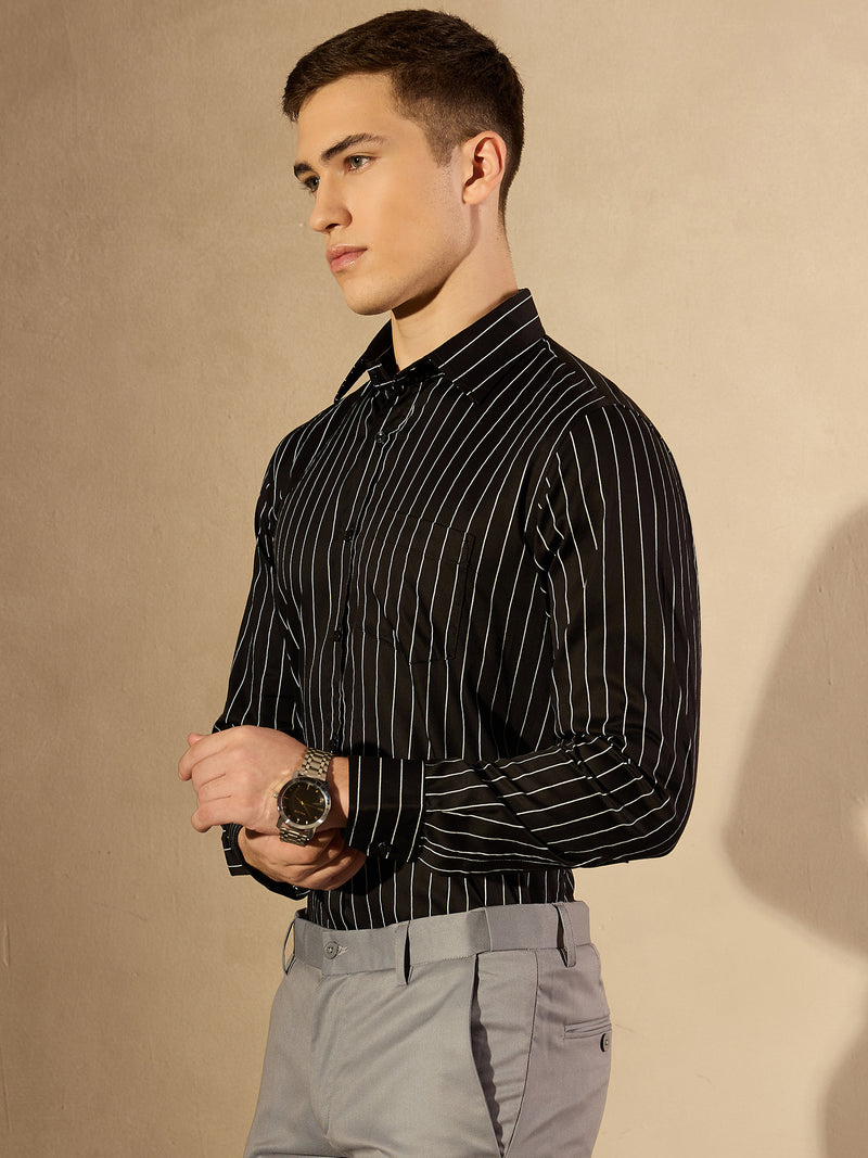 Striped Regular Fit Formal Shirt