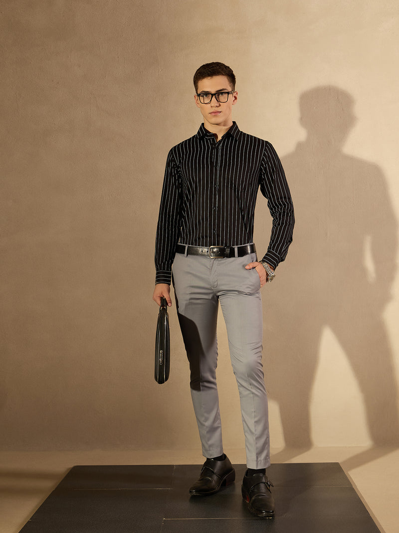 Striped Regular Fit Formal Shirt