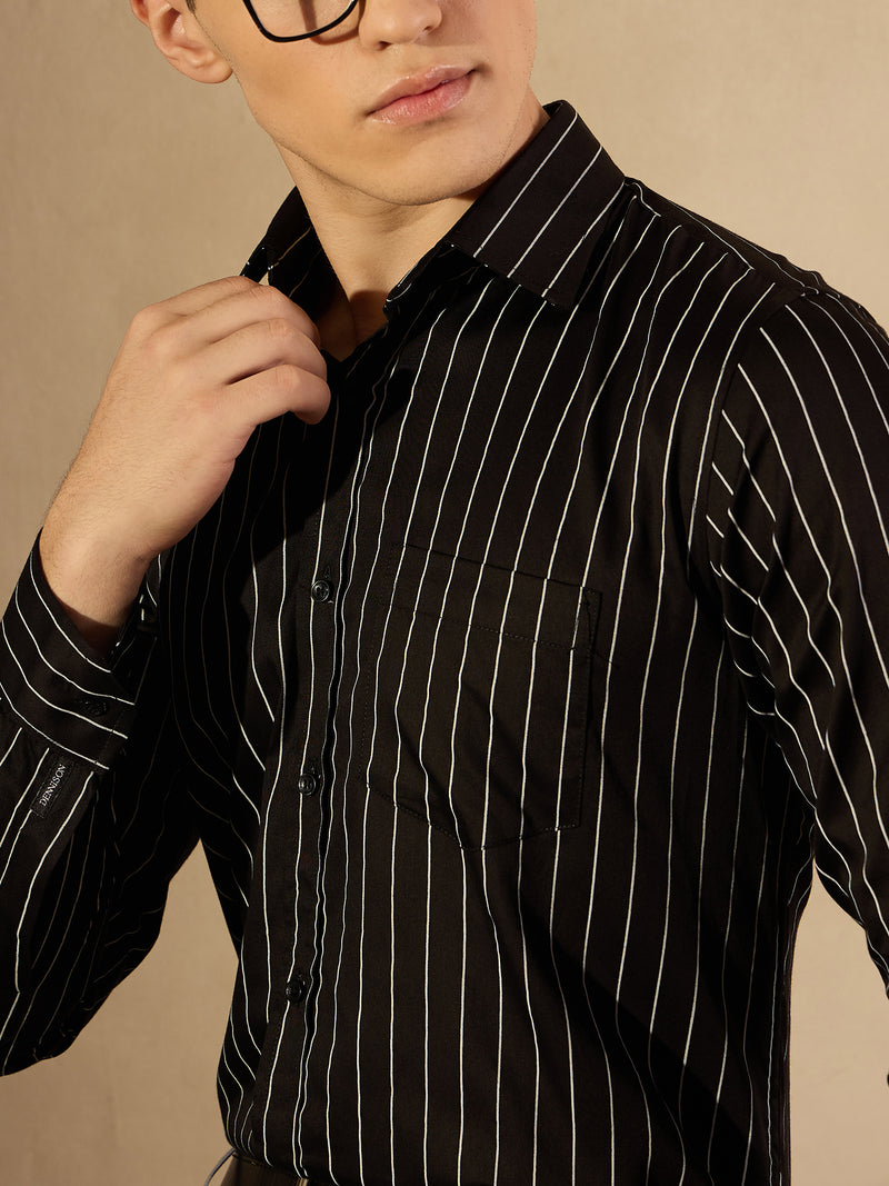 Striped Regular Fit Formal Shirt