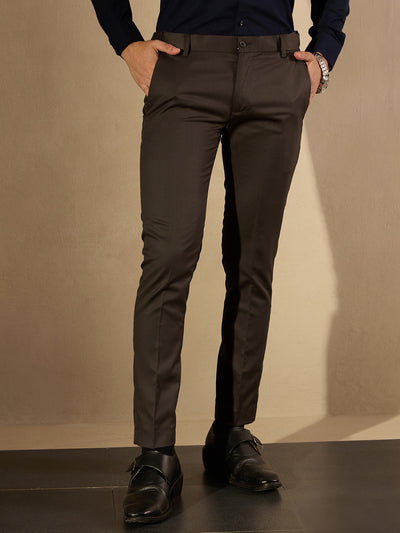 Flexi Waist Tapered Fit Casual Trouser