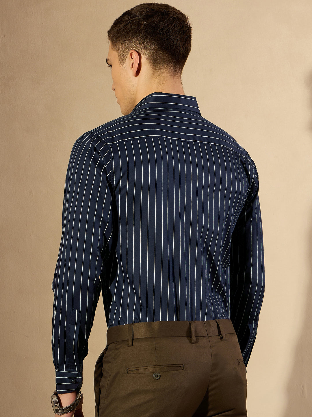 Vertical Striped Regular Fit Formal Shirt