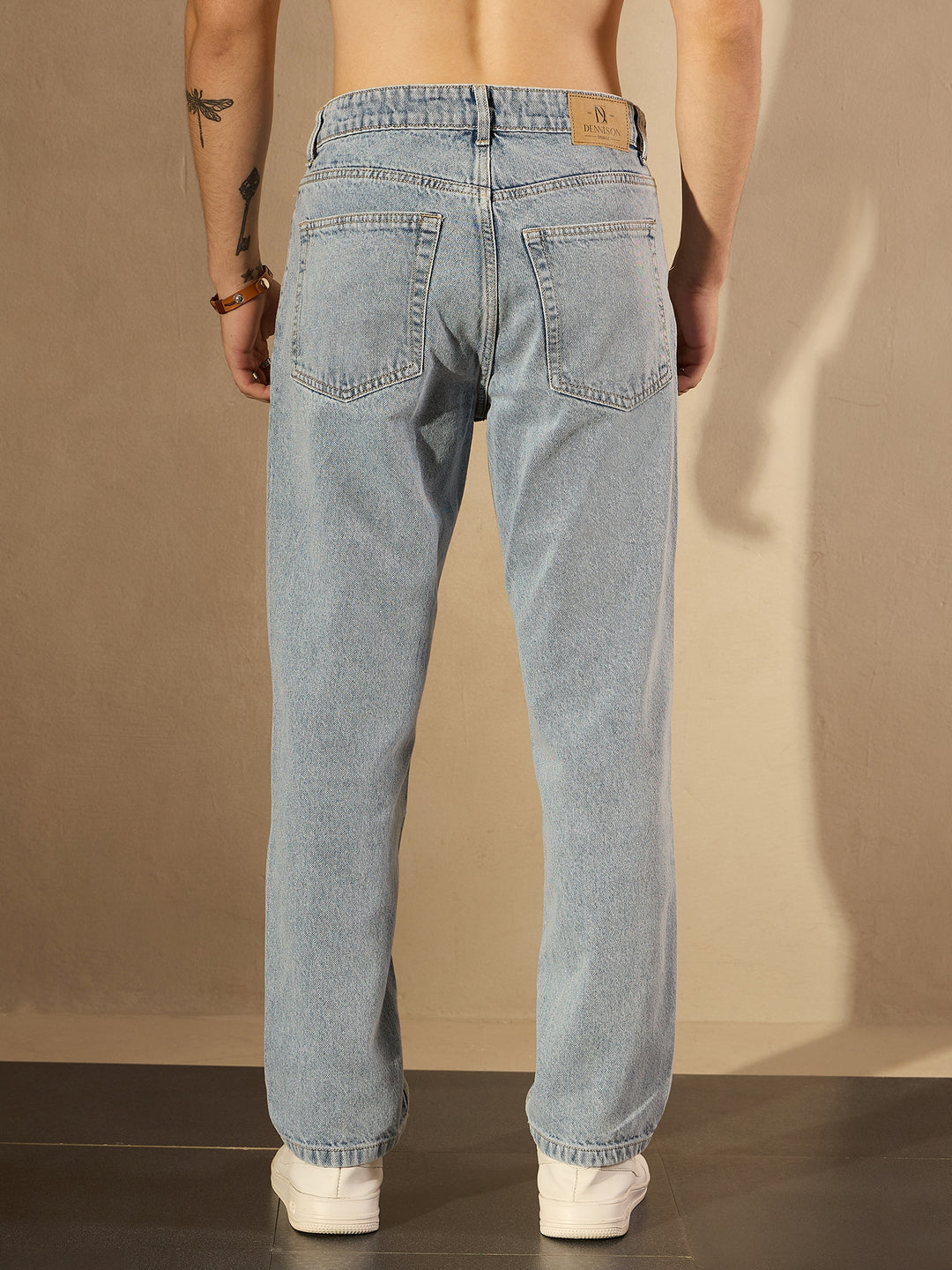 Light Blue Korean Baggy Fit Jeans