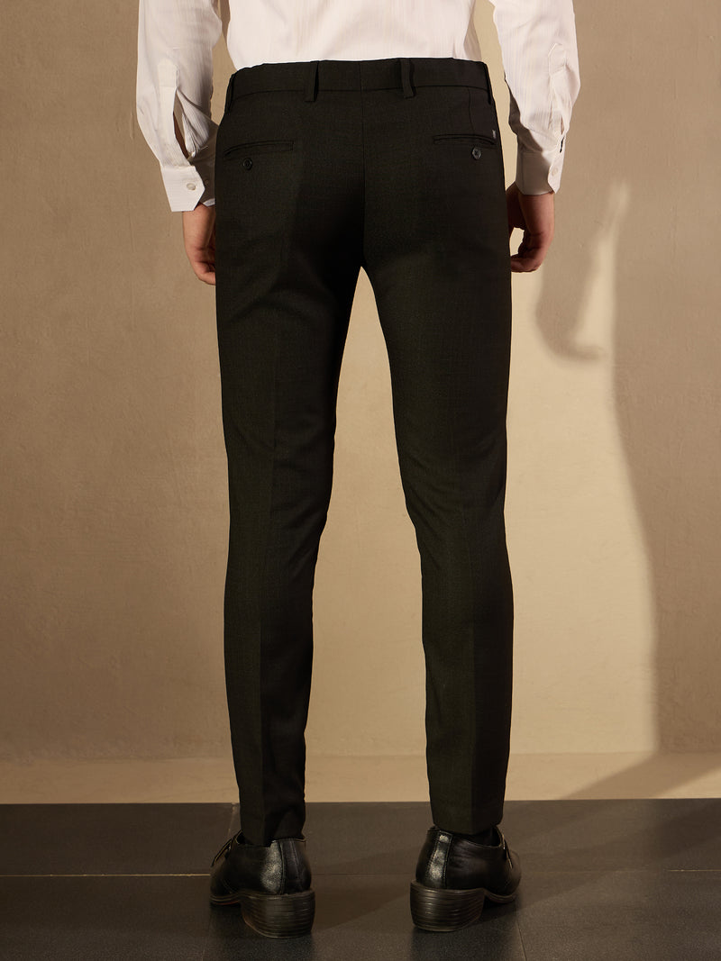 Auto Fit Flexi West Checked Trouser