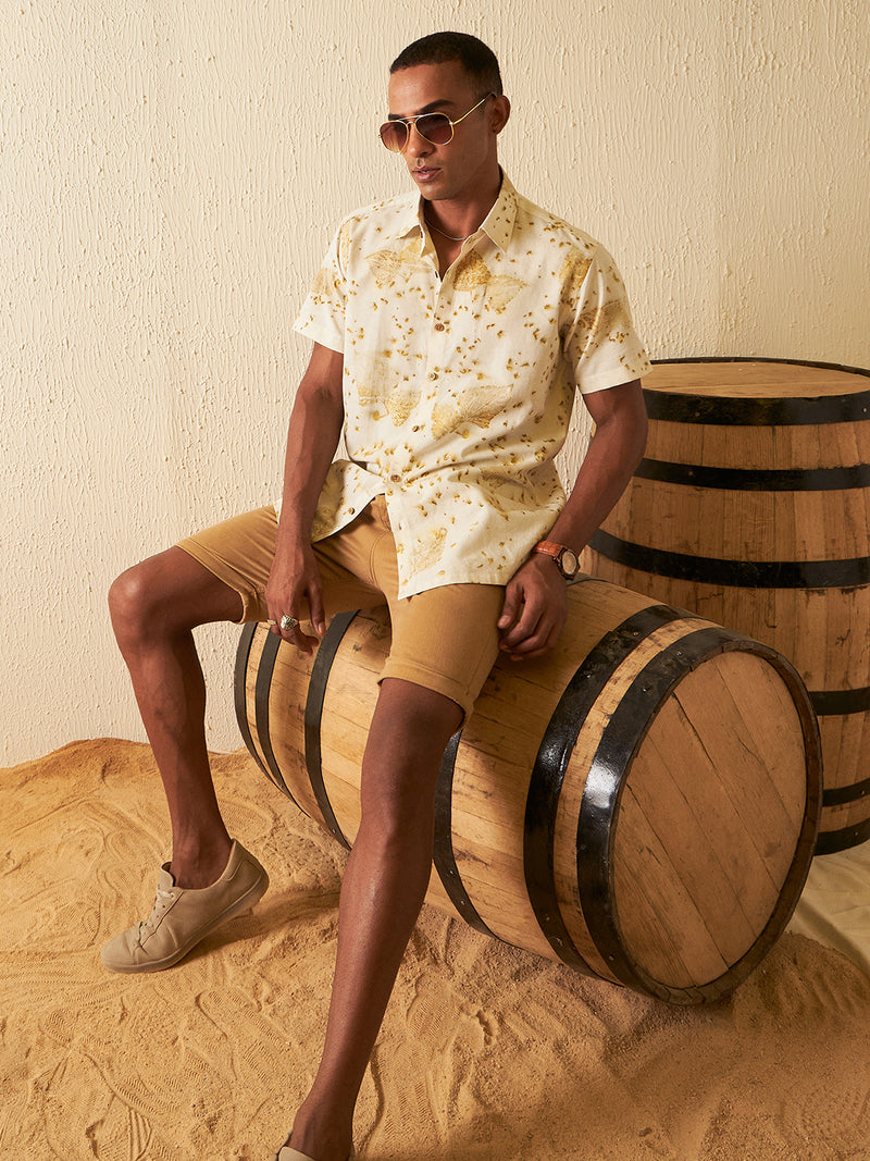 Off-White Hemp Shirt