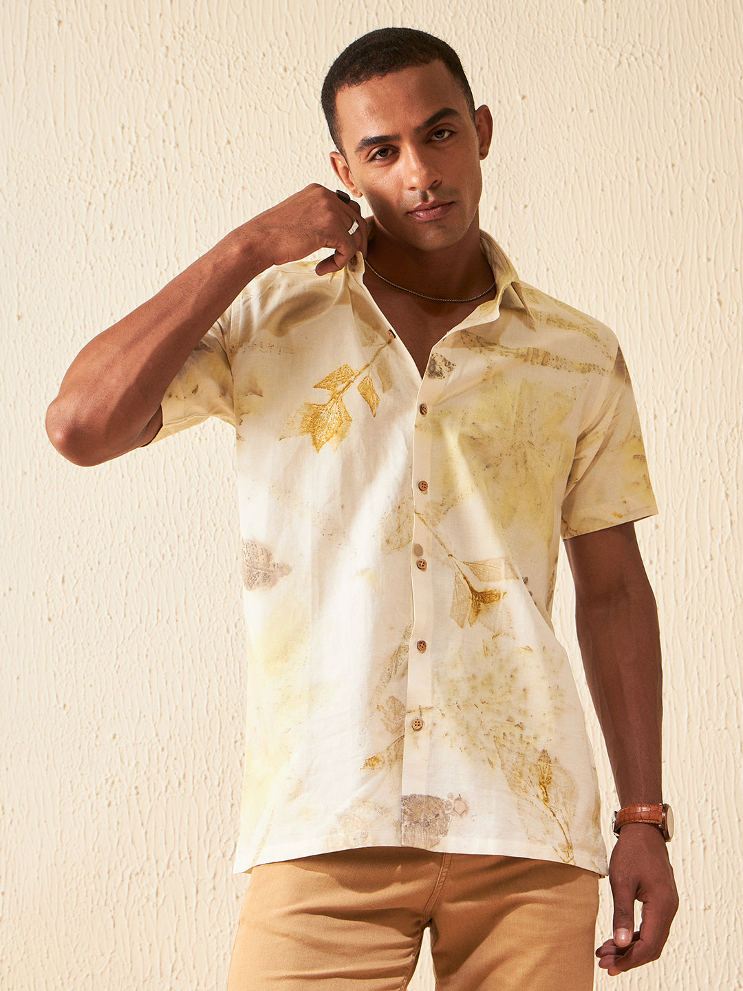 DENNISON ECO Printed Hemp Shirt